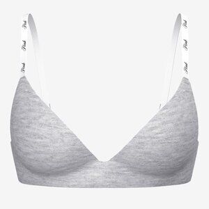 VS PINK Wear Everywhere Push-Up Wireless Bra - Medium Heather Grey - 38B